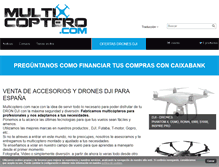 Tablet Screenshot of multicoptero.com